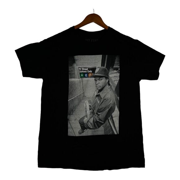 Ice Cube Shirt Men's 51st Street Hip Hop 90s Rap Friday NWA Black sz L - Picture 1 of 4